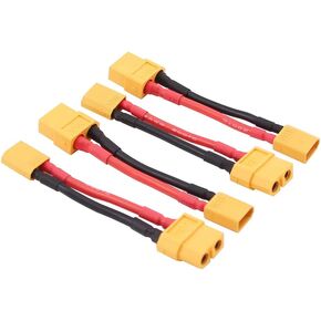 4pcs Male XT30 to Female XT60 / XT-60 Connector Adapter with 16awg 5cm Wire(BDHI-91)