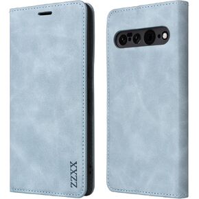 ZZXX Google Pixel 7 Pro Case Wallet with [RFID Blocking] Card Slot Photo Fram Kickstand Magnetic Soft Leather Flip Fold Case for Google Pixel 7 Pro Wallet Case(Black)