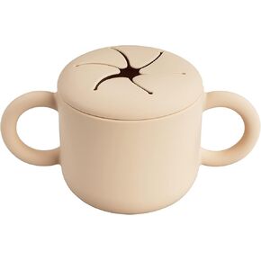 أكواب الوجبات الخفيفة من DF DUALFERV للأطفال الصغار، حاويات الوجبات الخفيفة للأطفال، حاويات الوجبات الخفيفة للأطفال الصغار، التقاط الوجبات الخفيفة، أكواب الوجبات الخفيفة للأطفال (بيج) in Kuwait