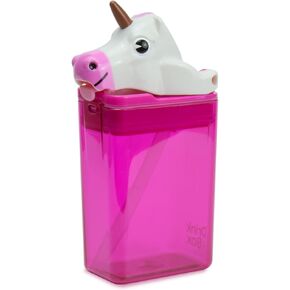 Drink in the Box Eco-Friendly Reusable Drink and Juice Box Container, 8 ounce (Blue)