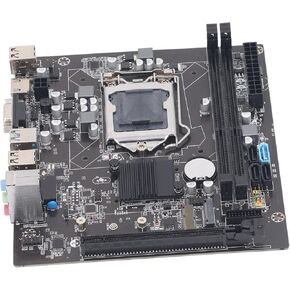 B75 Gaming Motherboard with M.2 Ports, Dual Channel DDR3, for LGA1155 4 USB2.0 2 USB3.0 SATA3.0 Interface Mining Motherboard, B75 Gaming Motherboard DDR3