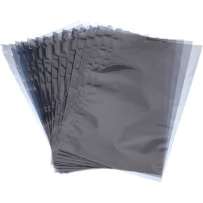 MECCANIXITY 15Pcs Anti Static Bags ESD Shielding Bag Flat Open Top Anti Static Bag for Electronic Devices 19.7x27.6 Inch(500 * 700mm)