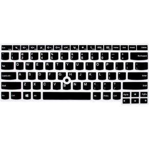 Silicone Keyboard Cover for Lenovo IdeaPad THIKPAD E431,S431,T431S,T440S,T450,T450S,T440P,T440,E440,L440,L450,L460,S440,E455,E450,E455,E460,E465,X1 Yoga,S2,T460,T460P,Yoga 460,E470,E470C-Black