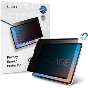 SenseAGE Magnetic iPad Privacy Screen Protector for iPad Pro 12.9 inch 2018/2020/2021/2022 Generation, Anti-Glare, Anti-Blue Light, Easy to Apply, Bubble-Free Privacy Filter