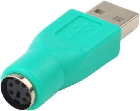 HOMSFOU 2 لوحة المفاتيح ماوس إلى USB محول محول محول الماوس محول/2 أنثى ماوس محول USB إلى/2 محول 6pin ذكر إلى أنثى Ps2 in Kuwait
