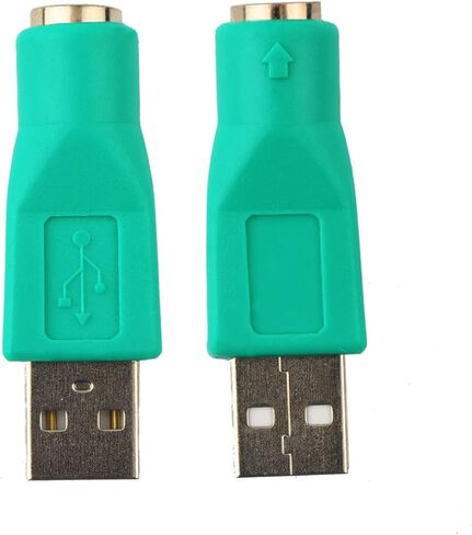 HOMSFOU 2 لوحة المفاتيح ماوس إلى USB محول محول محول الماوس محول/2 أنثى ماوس محول USB إلى/2 محول 6pin ذكر إلى أنثى Ps2 in Kuwait