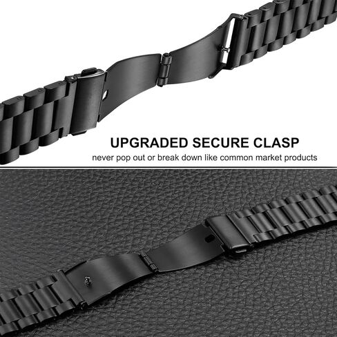 TRUMiRR Band Sets for Venu 3S (41mm) Women Smart Watch, Solid Stainless Steel Metal + Mesh Watchband for Garmin Garmin Venu 3S / Venu 2S / Forerunner 265S / Vivomove 3S in Saudi Arabia