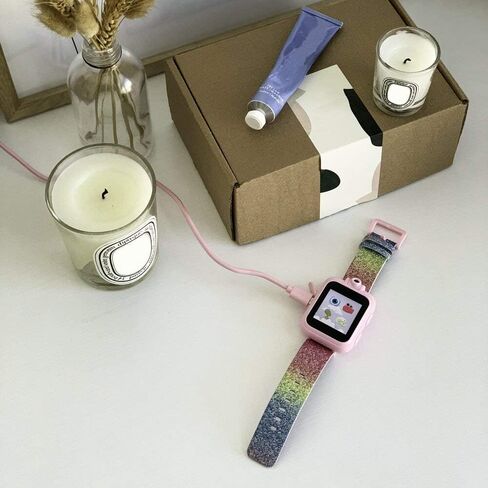 PlayZoom Smartwatch for Kids Charger Cable, Replacement USB Charging Cord for PlayZoom Children's Smartwatches, Compatible ONLY for The PlayZoom Kids Smartwatch (Blue, 1 Foot) in Saudi Arabia