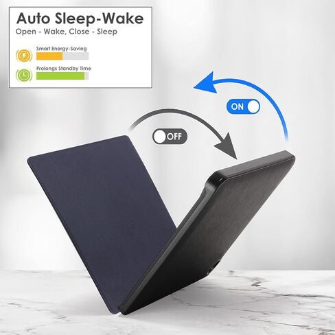 Cover for Kobo Clara 2E - Lightweight Kobo Clara 2E 2022 Case - Navy Blue - Smart Auto Sleep-Wake, Protective Kobo Clara 2E Case, Cover in Saudi Arabia