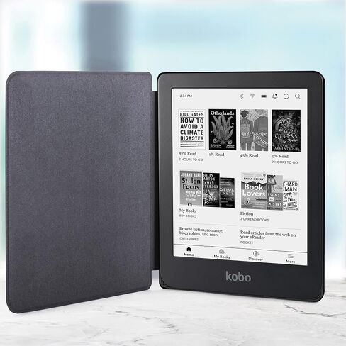 Cover for Kobo Clara 2E - Lightweight Kobo Clara 2E 2022 Case - Navy Blue - Smart Auto Sleep-Wake, Protective Kobo Clara 2E Case, Cover in Saudi Arabia