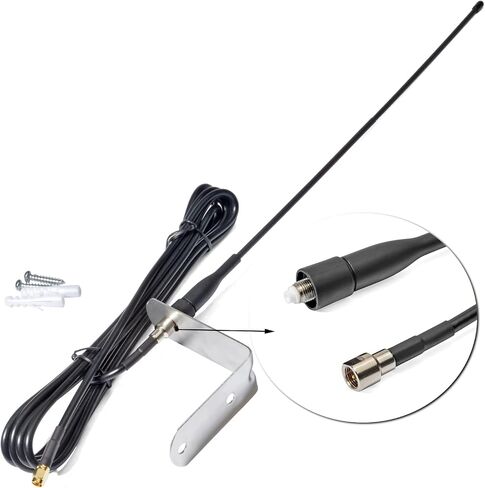 HYS 433Mhz Smart Gate/Garage Gate Door Opener Rubber Whip Antenna for LoRa Based Cubesats and LoRa APRS iGate a World-Wide Tracker/Messaging Project on 433.775 MHz in Saudi Arabia