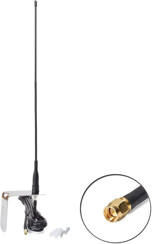 HYS 433Mhz Smart Gate/Garage Gate Door Opener Rubber Whip Antenna for LoRa Based Cubesats and LoRa APRS iGate a World-Wide Tracker/Messaging Project on 433.775 MHz in Saudi Arabia