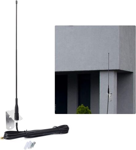 HYS 433Mhz Smart Gate/Garage Gate Door Opener Rubber Whip Antenna for LoRa Based Cubesats and LoRa APRS iGate a World-Wide Tracker/Messaging Project on 433.775 MHz in Saudi Arabia