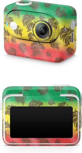 Carbon Fiber Skin Compatible with Insta360 GO 3 (2023) - Angry Ripple - Premium 3M Vinyl Protective Wrap Decal Cover - Easy to Apply | Crafted in The USA by MightySkins in Saudi Arabia