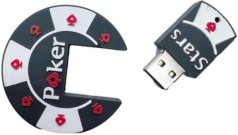 Poker Games Poker Chips Poker Chip Shape 16GB USB Flash Drive Pendrive Thumb Drive USB Disk USB Drive in Saudi Arabia
