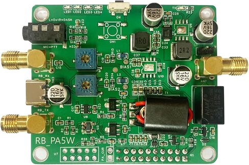 SDR Radioberry V2.0 لـ Raspberry Pi 4 - الأجهزة التناظرية لبطاقة الراديو AD9866 و10CL025 مودم النطاق العريض 12 بت لراديو Ham Radio SDR جهاز الإرسال والاستقبال المحدد الراديو (Radioberry) in Kuwait