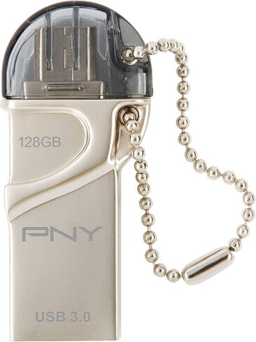 محرك أقراص فلاش بي إن واي DUO-LINK USB 3.0 OTG لأنظمة أندرويد - (P-FDI64GOTGTO30-GE) سعة 64 جيجابايت in Saudi Arabia