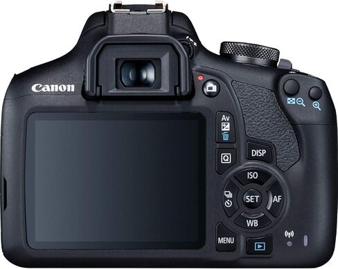 كاميرا Canon EOS 2000D (Rebel T7) DSLR مع عدسة EF-S 18-55mm f/3.5-5.6 is II + 64 جيجابايت SDXC، فلاش رقمي، بطارية بديلة ممتدة العمر، حقيبة أدوات مقاومة للماء والمزيد (حزمة 19 قطعة) (متجددة) in Saudi Arabia