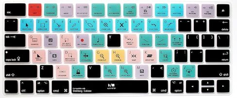 HRH Illustrator AI Functional Shortcut Hotkey Keyboard Cover Silicone Skin for Magic Wireless Keyboard MLA22LL/A (A1644,2015 Released) with US Layout in Kuwait