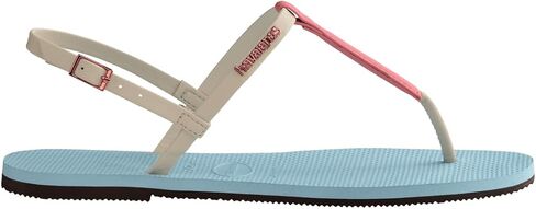 Havaianas Women You Rio Flip Flops's T-Strap Sandals - Blue Water, 7 in Saudi Arabia