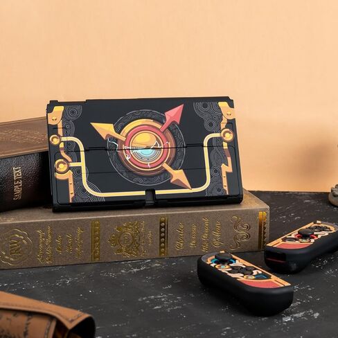 غطاء حماية قابل للإرساء من PC Tears of The Kingdom متوافق مع Switch OLED وJoy-Con، ممتص للصدمات وحافظة جلدية متينة مقاومة للخدش لـ OLED (P-Clock OLED) in Saudi Arabia