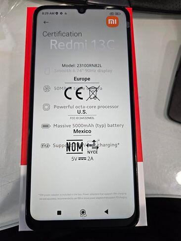 Redmi Xiaomi 13C 4G LTE (256GB + 4GB) Factory Unlocked Global ROM GSM 6.74" 50MP Triple Camera (Tello Mint & Global) + Free Fast Car Charger (Clover Green (Global ROM)) in Saudi Arabia