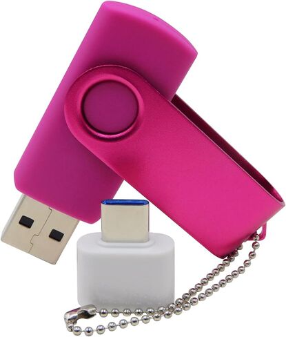 محركات أقراص فلاش USB سعة 128 ميجابايت، محرك أقراص الإبهام، قرص U، عصا ذاكرة PenDrive للطلاب الطلاب الذين يقدمون الهدايا (وردي) in Kuwait