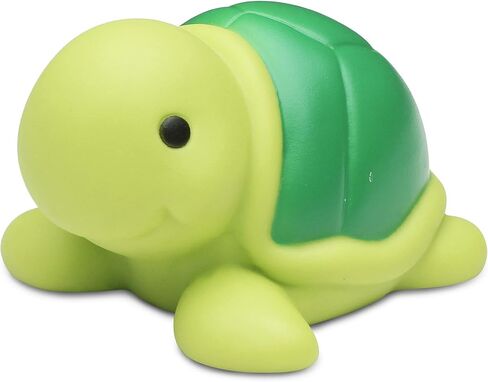 DolliBu Sea Turtle Bath Buddy Squirter – Floating Green Turtle Rubber Bath Toy, Fun Water Squirting Bathtime Play for Toddlers, Cute Sea Life Animal Toy in Kuwait