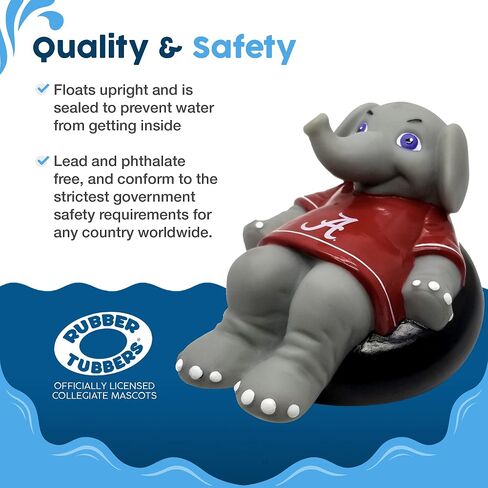 UCF Knights (Knightro) Collegiate Bathtub Toys - Officially Licensed NCAA Team Mascots, Authentic Sports Memorabilia, Novelty Rubber Ducks (University of Central Florida) in Saudi Arabia