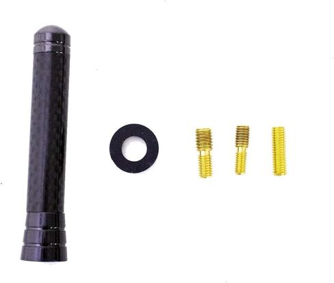 Carbon ANTENNA UNION JACK BLACK Compatible with MINI COOPER R50 R52 R53 R55 R56 R57 R58 R59 in Kuwait