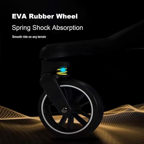 Baby Stroller,Lightweight Travel Strollers,High Landscape 360°Reverse,Adjustable Backrest,Foldable,UV Protection,5-Point Harness,Pram Stroller for Infant Newborn Toddler,Age 0-36month Black in Saudi Arabia