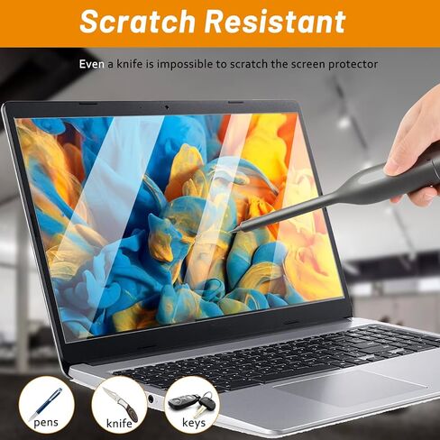 Tempered Glass Screen Protector for MacBook Pro 13 M2 M1 (2022-2016)/MacBook Air 13 M1 (2021-2018 A2337 A2179 A1932) /MacBook Pro 13 A2289 A2251 A2159 A1706 A1708, Bubble Free, Case Friendly in Saudi Arabia