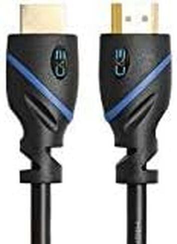 1.5ft (0.4M) High Speed HDMI Cable Male to Male with Ethernet Black (1.5 Feet/0.4 Meters) Supports 4K 30Hz, 3D, 1080p and Audio Return CNE60263 in Kuwait