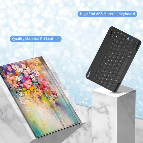 Keyboard Case for Kindle Fire HD 8 & Fire HD 8 Plus Tablet (12th Generation 2022 & 10th Generation 2020 Release) Slim Smart Stand Cover with Detachable Wireless Bluetooth Keyboard,American Flag Eagle in Saudi Arabia
