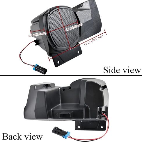 حاويات سماعات رياضية SAUTVS لـ Polaris RZR XP 1000/XP 4 1000 2024، حاملات سماعات المقعد الخلفي لملحقات Polaris RZR XP 1000/ XP 4 1000 2024 (قطعتان) in Saudi Arabia