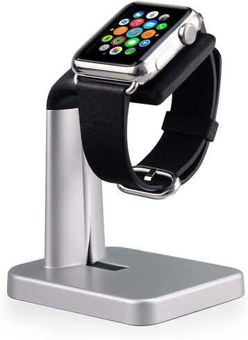 Stand for Apple Watch, Aluminium Stand Charger Dock Designed for iWatch, Compatible with Watch Ultra2 9 Ultra 8 SE2 7 6 SE 5 4 3 2 1 in Saudi Arabia