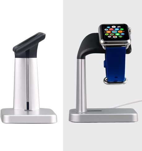 Stand for Apple Watch, Aluminium Stand Charger Dock Designed for iWatch, Compatible with Watch Ultra2 9 Ultra 8 SE2 7 6 SE 5 4 3 2 1 in Saudi Arabia