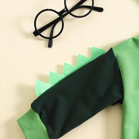 Baby Boy Clothes Toddler Fall Winter Outfits Dinosaur Long Sleeve Hoodies Tops & Jogger Pants Sweatsuit in Saudi Arabia