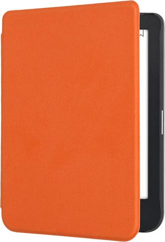kwmobile Case Compatible with Kobo Clara 2E / Tolino Shine 4 Cover - Microfiber E Reader Magnetic Flip Cover - Blue in Saudi Arabia