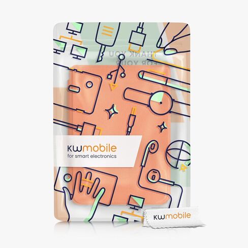 kwmobile Case Compatible with Kobo Clara 2E / Tolino Shine 4 Cover - Microfiber E Reader Magnetic Flip Cover - Blue in Saudi Arabia