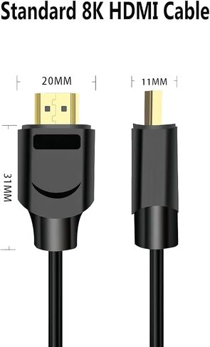 كابل HDMI 2.1 8K 6FT 5 حزم، سلك كابل HDMI® فائق السرعة، eARC / ARC كابل HDMI - 4K@120 هرتز/165 هرتز 8K@60 هرتز لـ DTS:X، HDCP 2.2 & 2.3، HDR 10 للتلفزيون عالي الدقة، Roku، PS4 / PS5، بلو راي، إل جي، ساوند بار in Saudi Arabia