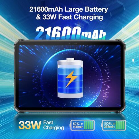 DOOGEE R20 تابلت متين، شاشة 10.4 بوصة 2.4K Android 13، بطارية 21600 مللي أمبير، 20 جيجابايت + 256 جيجابايت/2 تيرابايت قابلة للتوسيع، تابلت ثماني النواة للألعاب، Helio G99، مكبرات صوت رباعية عالية الدقة، أجهزة لوحية بكاميرا 50 ميجابكسل، OTG/WiFi 6 in Saudi Arabia