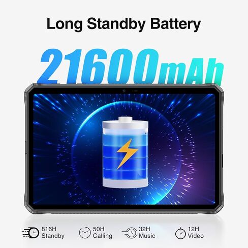 DOOGEE R20 تابلت متين، شاشة 10.4 بوصة 2.4K Android 13، بطارية 21600 مللي أمبير، 20 جيجابايت + 256 جيجابايت/2 تيرابايت قابلة للتوسيع، تابلت ثماني النواة للألعاب، Helio G99، مكبرات صوت رباعية عالية الدقة، أجهزة لوحية بكاميرا 50 ميجابكسل، OTG/WiFi 6 in Saudi Arabia
