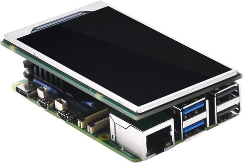 شاشة 3.6 بوصة لـ Raspberry Pi 5، دقة عالية 800x480 HD، 60 هرتز 262 لون لشاشة Raspberry Pi 5 8GB/4GB (بدون وظيفة اللمس) in Kuwait
