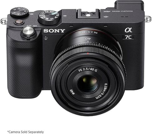 Sony FE 40mm F2.5 G Full-Frame Ultra-Compact G Lens Bundle with Card Reader, Dust Blower & Cleaning Kit | Sony 40mm Lens in Saudi Arabia
