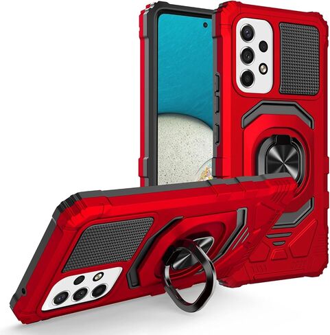 for Samsung Galaxy A53 5G (SM-A536) - Shockproof Phone Case with Belt Clip Holster - CV1 Black in Kuwait