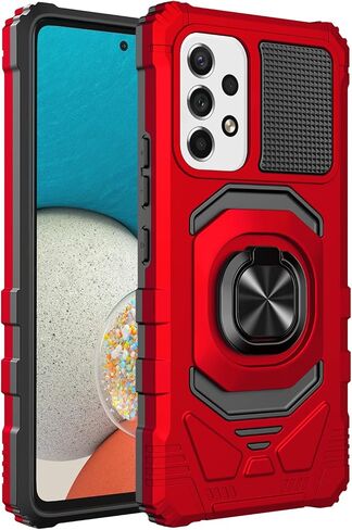 for Samsung Galaxy A53 5G (SM-A536) - Shockproof Phone Case with Belt Clip Holster - CV1 Black in Kuwait