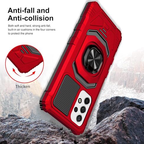 for Samsung Galaxy A53 5G (SM-A536) - Shockproof Phone Case with Belt Clip Holster - CV1 Black in Kuwait