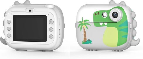 كاميرا أطفال طباعة فورية، كاميرا طباعة فورية 1080 بكسل للطفل مع 5 لفات من ورق الطباعة، هدية عيد ميلاد لفتاة صبي تتراوح أعمارهم بين 3-12، كاميرا رقمية مقاس 2.4 بوصة للأطفال بعمر 4 5 6 7 8 9 10 سنوات in Kuwait