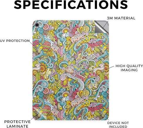 Carbon Fiber Tablet Skin Compatible with Apple iPad Air 13 (M2) 2024 - Anime Fan - Premium 3M Vinyl Protective Wrap Decal Cover - Easy to Apply | Crafted in The USA by MightySkins in Saudi Arabia